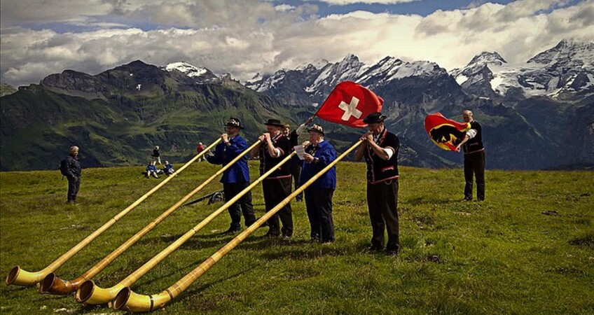 suonatori di corno svizzera